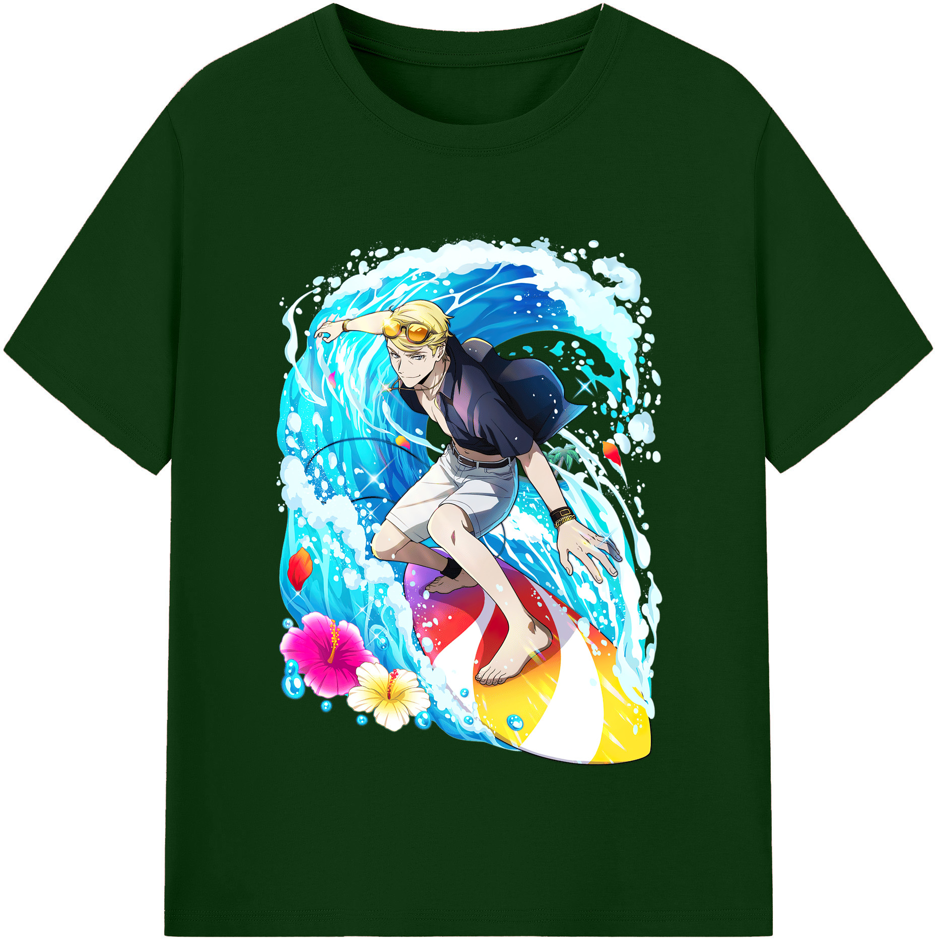（画像用） 文豪ストレイドッグス Bungo Stray Dogs 綿100％半袖Tシャツ（フロントプリント）